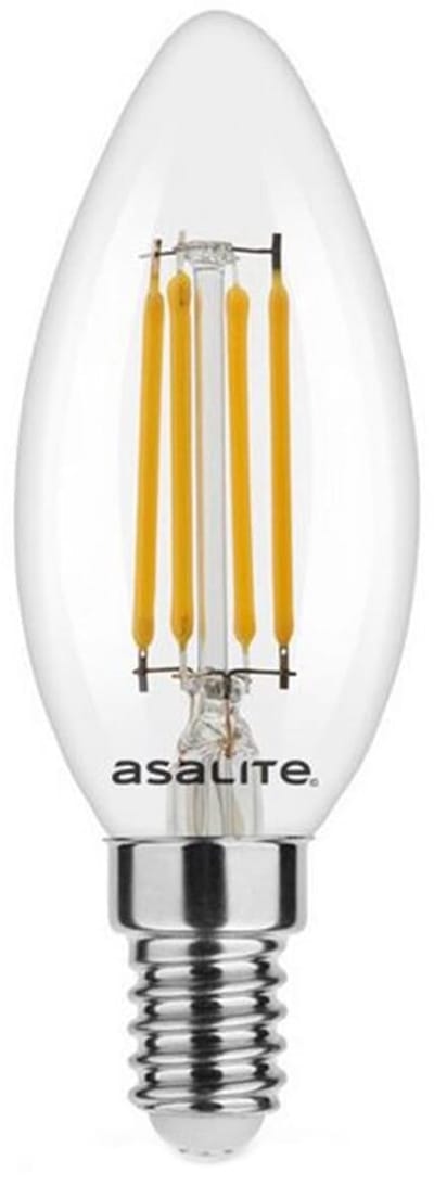 Asalite LED Lamp C35 E14 Fitting - 4W = 35W - 470 Lumen - 2700K Warm Wit Licht - Niet Dimbaar - 220-240V - Niet Dimbaar