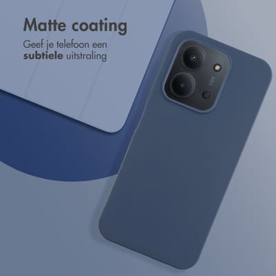 imoshion Hoesje - Geschikt voor Xiaomi Redmi 15C (5G) - Color Backcover - Donkerblauw
