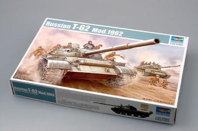 Trumpeter Modelbouwpakket Militaire voertuigen - 00376 Russian T-62 Main Battle Tank Mod.1962 Plastic - 1:35 - Modelbouw
