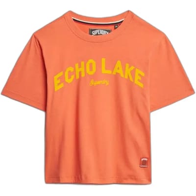 Superdry - Outdoor Location Box T-shirt met losse pasvorm - Dames - T-shirts