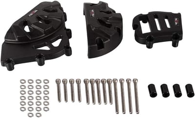 Motor Beschermkap Set - Valbeveiliging Motor - Motor Beschermen - Schokbestendig Nylon - 1 Set - Zwart