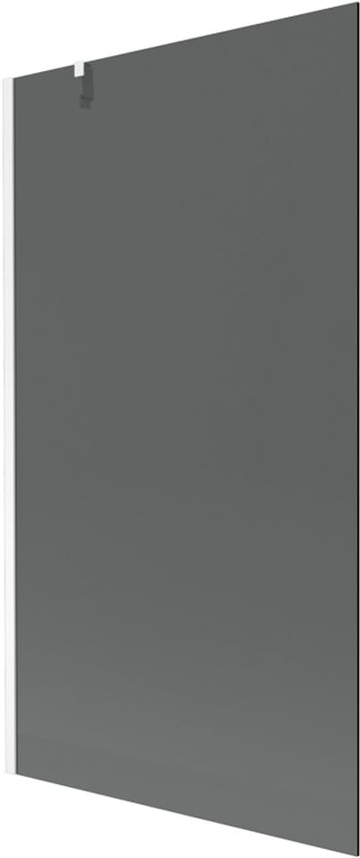 Mexen Next douchewand voor badkuip, 1-delig 100 x 150 , grafiet, wit - 895-100-000-00-40-20