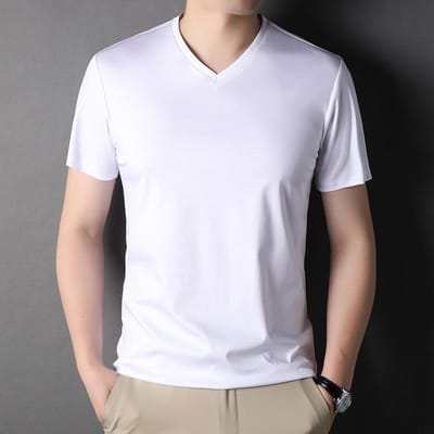 Heren T-shirt met korte mouwen Heren Zomer Nieuwe ronde hals Casual Trend Heren Korte mouw XXXXL
