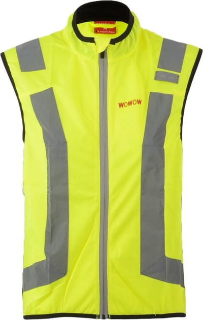 Wowow Flandrien  Fietsjas - Maat S  - Unisex - geel/zilver/zwart