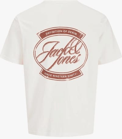 Jack&jones Jjandrej Tee Ss Crew Neck Cloud Dancer | Wit | Maat: XL