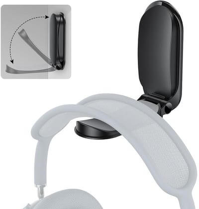 Hoofdtelefoonhouder – 2 Stuks - universele hoofdtelefoonhouder – Koptelefoonstandaard - Opvouwbaar - Wandmontage - met sterke lijm voor gaming-headset - muur – hoofdtelefoonhouder – kantooraccessoires – Geschikt voor koptelefoons- sleutels- tassen