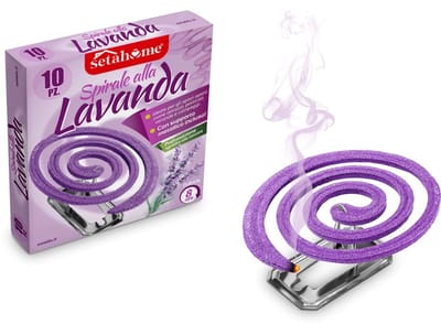 Lavendel - spiraal - wierook - anti muggen - muggen wierook - doos 10 stuks