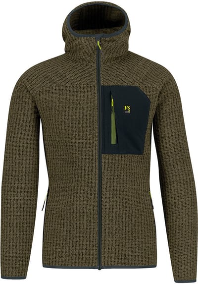 Karpos Rocchetta Evo Fleece Met Volledige Rits Groen L Man