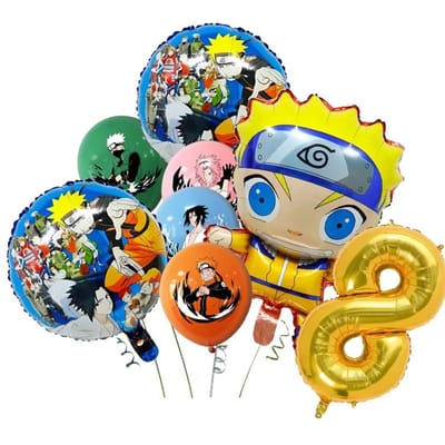 Naruto Decoraties Cartoon Verjaardag Deco Hoofdband Feestartikelen Rugzak Poster Wegwerp Feestservies Tafelkleed Borden Bekers