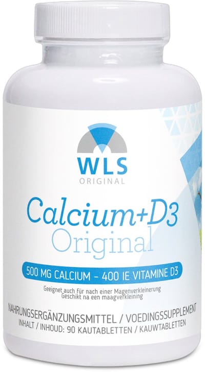 WLS Original Calcium Kauwtabletten Kers na je Maagverkleining 90 st