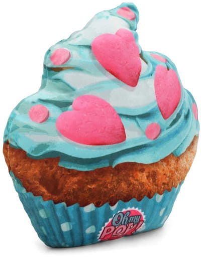 Karactermania - Oh My Pop! - Cupcake II- Reiskussen - Slaapkussen - Turquoise