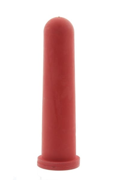 Kerbl Kalverspeen Rood met X-Gat 12 cm - 1 stuk