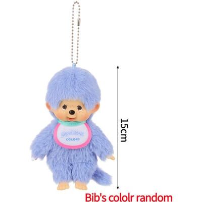Monchhichi Poppetje Sleutelhanger Kawaii Tassen Hangende Bedeltjes Kinderdag Verjaardagscadeau Rugzak Sleutelhanger Ornament Feestartikel gray