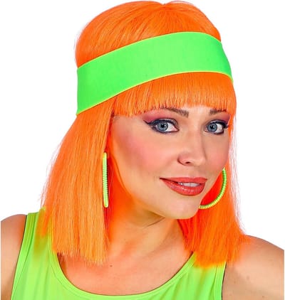 Hoofdband neon groen