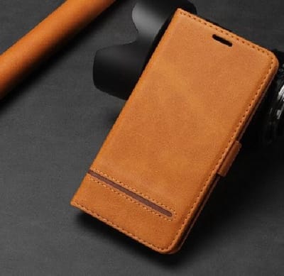 Luxe Lederen geschikt voor Apple iPhone 11 Pro | Hoogwaardig PU Leren Hoesje | Lederen Wallet Case | Pasjeshouder | Portemonnee | Cognac Bruin