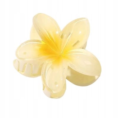 ECARLA Haarclip Bloemenprint Ombre Geel SP269ZO