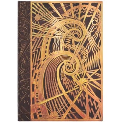 Paperblanks cahier, uitvoering the chanin spiral midi, formaat 13 x 18 cm., gelinieerd