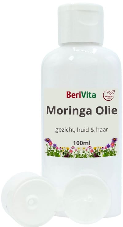Moringa Olie Puur 100ml - Huidolie en Haarolie