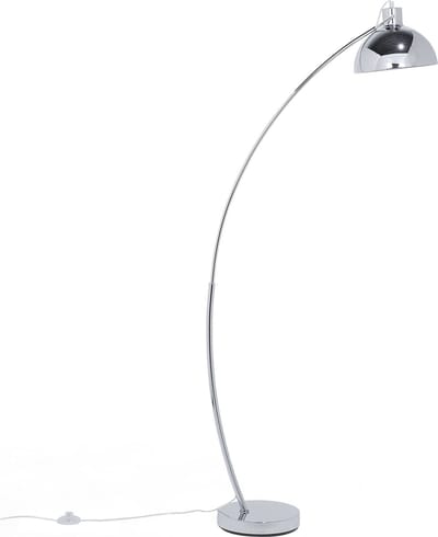 DINTEL - Staande lamp - Zilver - Metaal