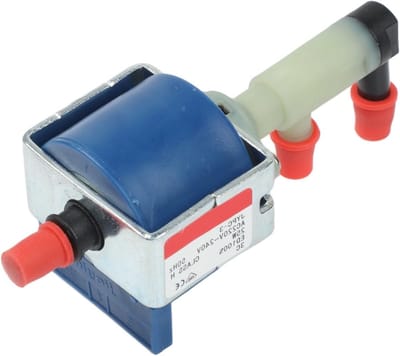 Elektromagnetische pomp - Spoelpomp - Huishoudelijke apparaten - Laag geluidsniveau 53 dB - 140 cc/min - Zwart