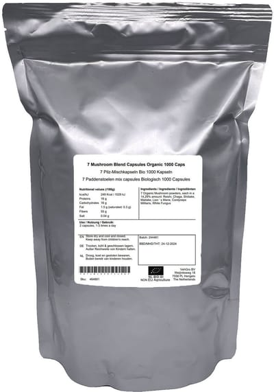 7 Paddenstoelen mix Capsules - 1000 Capsules - VehGro