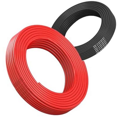 18AWG 0,75 mm² 2 x 10 meter elektrische draadkabel - flexibele kabel voor auto, batterij en lamp
