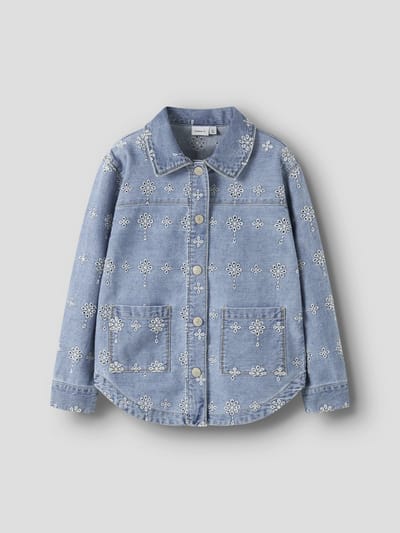Name it Spijkerjas Broderie anglaise