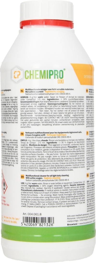 Chemipro® OXI 1 kg - allesreiniger - voordeelverpakking - bespaar