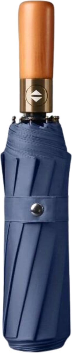 Nivard Windproof Paraplu - Opvouwbaar - Moderne Stormparaplu - Stormproef - Automatisch Uitklapbaar - Umbrella - Blauw