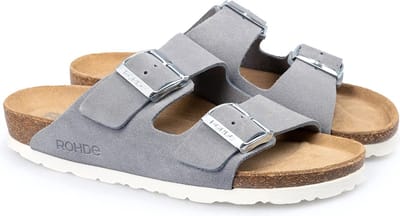 Rohde Sunnys N´12 muiltjespantoffels voor dames, sandaal 5590 86 grijs