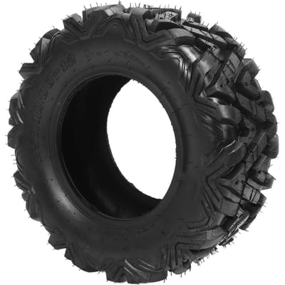 25x10 12 Wiel Band Rubber 8 Laags Verbeterde Tractie Verminderde Schok Vacuüm Tubeless Alle Terrein Band voor Off-Road Voertuigen black