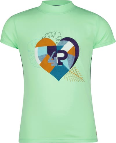 4PRESIDENT T-shirt meisjes - Neon Pastel Green - Maat 92 - Meiden shirt