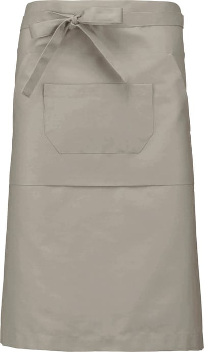 Awesome-Gifts - Professionele Horeca Sloof - K897 Bistro schort - Heupschort - Serveerschort - unisex - lang - 90 x 62,5 cm - per 10 stuks - onbedrukt - Beige