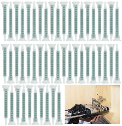 Mixermondstukken Set van 50 Stuks - 83mm Vierkante Interface voor Statische Mengbuis - Perfect voor Naald Lijmpistool