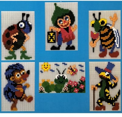 Stickit Kleine Bosbeesten 6 in 6, ca. 3.000 steentjes