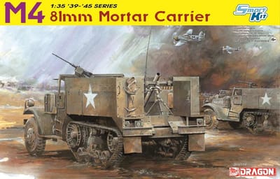 Dragon Modelbouwpakket Militaire voertuigen - 6361 M4 Half Track - M4 81mm Mortar Carrier - Militair Voertuig Plastic - 1:35 - Modelbouw