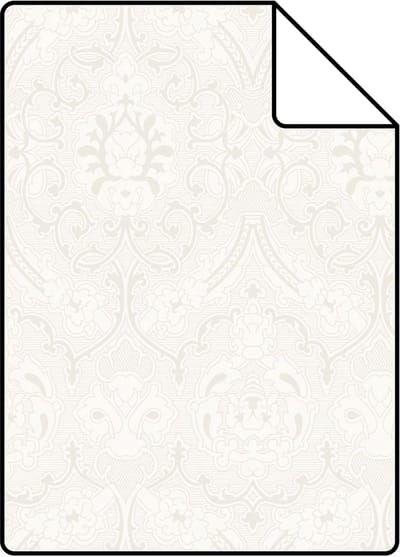 Proefstaal Origin Wallcoverings behang ornamenten wit - 26,5 x 21 cm - 346240-S