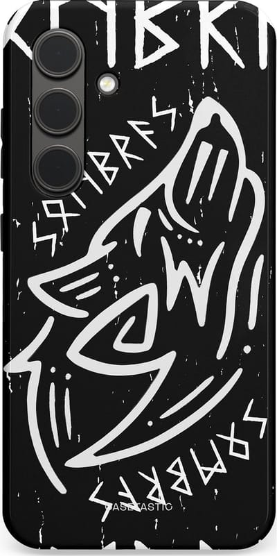 Casetastic Hoesje Geschikt voor Samsung S24 - Stijlvolle Beschermende Duo-layer Case - Wolvenkreet