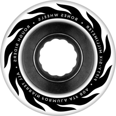 Skateboard Wielen - ATF Wielen - Ruig Terrein Rijden - Alle Terrein Formule - 56mm 80A - Wit