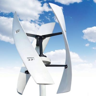 Windturbine Generator - Stille Windmolen - Thuisgebruik Energie - Maglev Technologie - 530mm Diameter - Wit Drie Kleuren