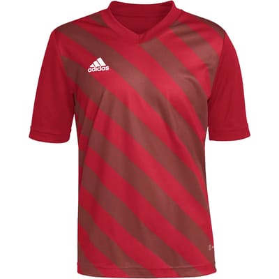 adidas - Entrada 22 GFX Jersey Youth - Rode Voetbalshirt -116