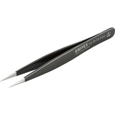 Knipex 92 28 69 ESD Precisiepincet Spits, krachtig 120 mm