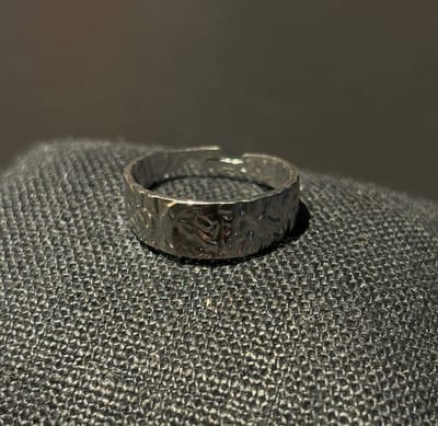 Zilverkleurige No-Fade Waterproof Vintage Patroon Ring - 316L RVS