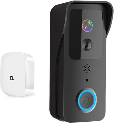 Video Deurbel - Slimme Intercom - Beveiliging Thuis - HD Nachtzicht - 1080P Resolutie - Zwart