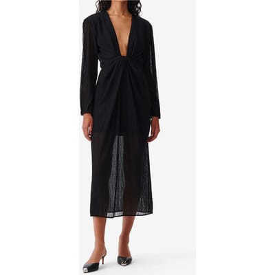 IRO Paris Alofi Dress Black Größe: 34 | Midikleider Outlet | Damen | Schwarz