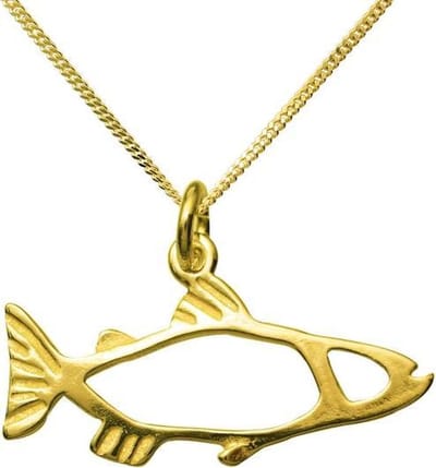 AuBor ®. Hanger. Goud. De zalm.