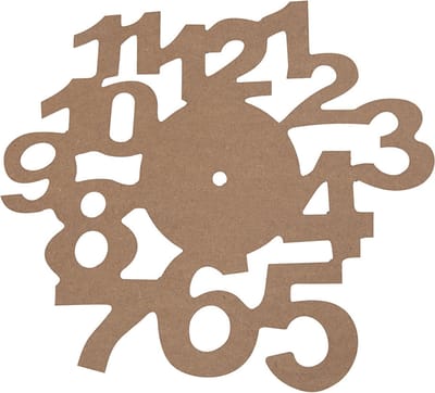 Klok, d 30 cm, dikte 3 mm, 1 stuk