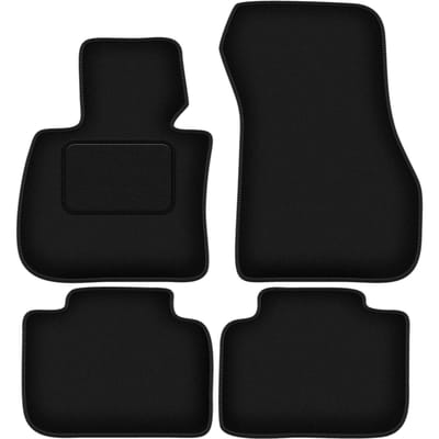 Wielganizator WLG-CARLUX Serie - Autobekledingmatten - Zwart - Perfecte Pasvorm - BMW X1 U11