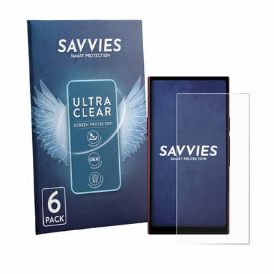 Savvies - Screenprotector voor Hiby R8 II - Folie Beschermfolie transparant 6 Stuks