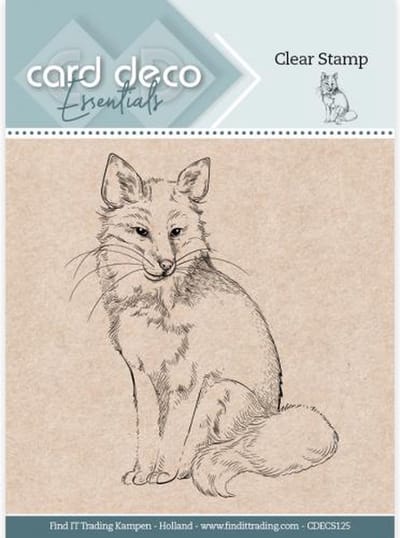 Card Deco Essentials Clear Stamps - Fox